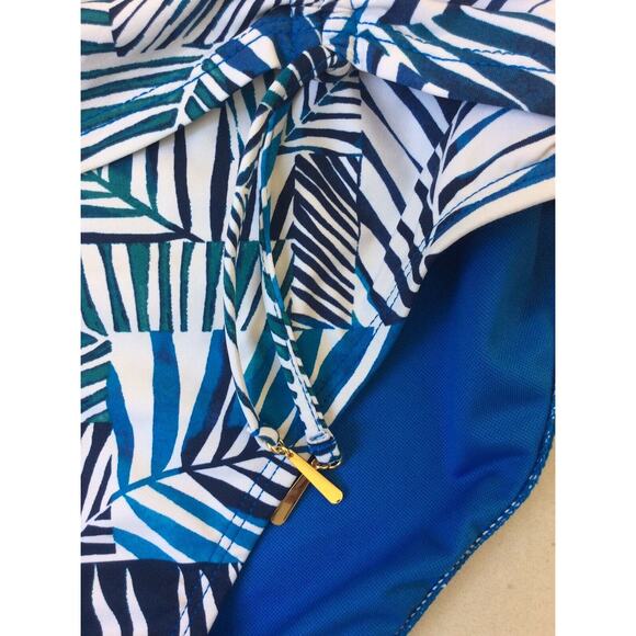 Bleu Rod Beattie Bikini Bottom High Waist Tropical Swimwear - Picture 5 of 10